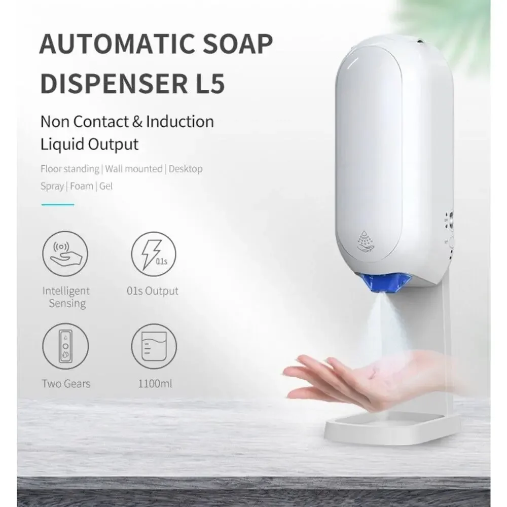 Hand Sanitizer Dispenser, by LIEN L5 Reads Hand & Head Temp F° or C°